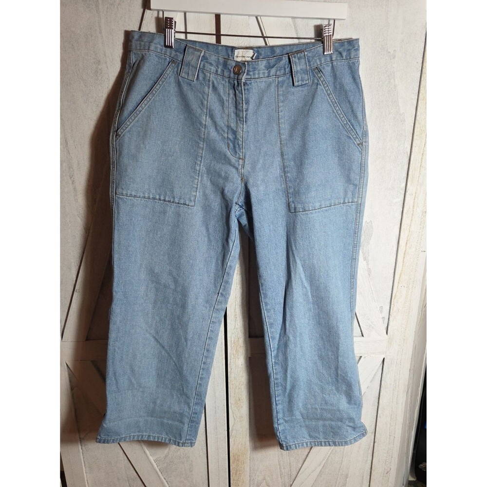 Calvin Klein Jeans 100% Cotton Cropped Jeans Size 12